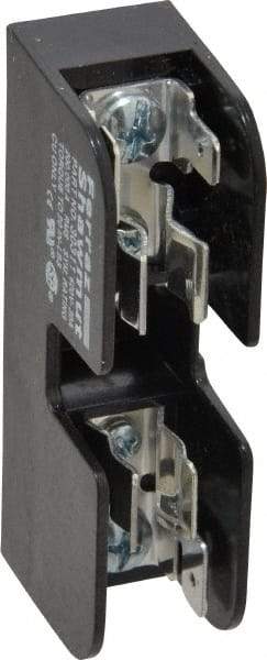 Ferraz Shawmut - 1 Pole, 10 to 14 AWG, 600 VAC/VDC, 30 Amp, DIN Rail Mount, Screw Mount Fuse Block - 13/32 Inch Diameter x 1-1/2 Inch Fuse Length, 3.04 Inch Long x 0.85 Inch Wide x 1.31 Inch High Block - Makers Industrial Supply