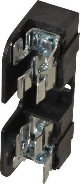 Ferraz Shawmut - 10 to 14 AWG, 600 VAC/VDC, 30 Amp, DIN Rail Mount, Screw Mount Fuse Block - 13/32 Inch Diameter x 1-1/2 Inch Fuse Length, 3.04 Inch Long x 3/4 Inch Wide x 1.31 Inch High Block - Makers Industrial Supply