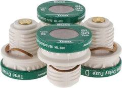 Ferraz Shawmut - 125 VAC, 30 Amp, Time Delay Plug Fuse - Screw Mount Mount, 1.29" OAL, 10 at AC kA Rating, 1-1/8" Diam - Makers Industrial Supply