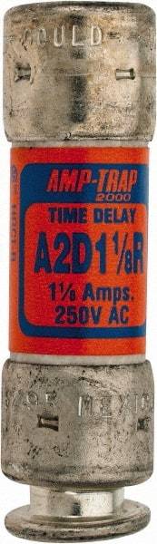 Ferraz Shawmut - 250 VAC/VDC, 1.13 Amp, Time Delay General Purpose Fuse - Clip Mount, 51mm OAL, 100 at DC, 200 at AC kA Rating, 9/16" Diam - Makers Industrial Supply