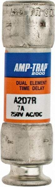 Ferraz Shawmut - 250 VAC/VDC, 7 Amp, Time Delay General Purpose Fuse - Clip Mount, 51mm OAL, 100 at DC, 200 at AC kA Rating, 9/16" Diam - Makers Industrial Supply