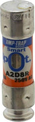 Ferraz Shawmut - 250 VAC/VDC, 8 Amp, Time Delay General Purpose Fuse - Clip Mount, 51mm OAL, 100 at DC, 200 at AC kA Rating, 9/16" Diam - Makers Industrial Supply