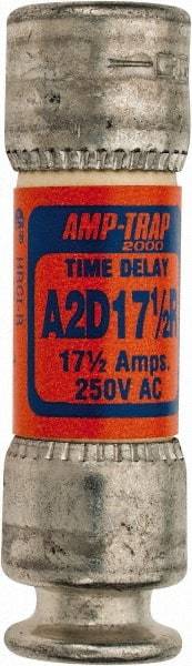 Ferraz Shawmut - 250 VAC/VDC, 17.5 Amp, Time Delay General Purpose Fuse - Clip Mount, 51mm OAL, 100 at DC, 200 at AC kA Rating, 9/16" Diam - Makers Industrial Supply