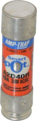 Ferraz Shawmut - 250 VAC/VDC, 40 Amp, Time Delay General Purpose Fuse - Clip Mount, 76mm OAL, 100 at DC, 200 at AC kA Rating, 13/16" Diam - Makers Industrial Supply