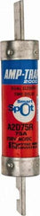 Ferraz Shawmut - 250 VAC/VDC, 75 Amp, Time Delay General Purpose Fuse - Clip Mount, 5-7/8" OAL, 100 at DC, 200 at AC kA Rating, 1-1/16" Diam - Makers Industrial Supply