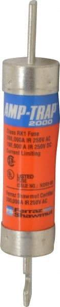 Ferraz Shawmut - 250 VAC/VDC, 100 Amp, Time Delay General Purpose Fuse - Clip Mount, 5-7/8" OAL, 100 at DC, 200 at AC kA Rating, 1-1/16" Diam - Makers Industrial Supply