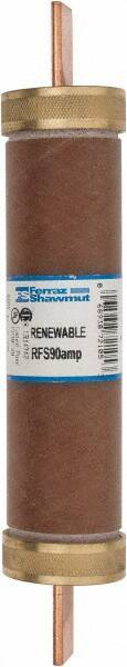 Ferraz Shawmut - 600 VAC, 90 Amp, Fast-Acting Renewable Fuse - Clip Mount, 7-7/8" OAL, 10 at AC kA Rating, 1-5/16" Diam - Makers Industrial Supply