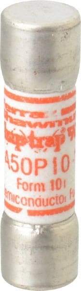 Ferraz Shawmut - 450 VDC, 500 VAC, 10 Amp, Fast-Acting Semiconductor/High Speed Fuse - Clip Mount, 50.8mm OAL, 100 at AC, 79 at DC kA Rating, 9/16" Diam - Makers Industrial Supply