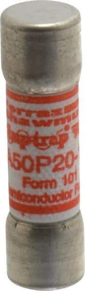 Ferraz Shawmut - 450 VDC, 500 VAC, 20 Amp, Fast-Acting Semiconductor/High Speed Fuse - Clip Mount, 50.8mm OAL, 100 at AC, 79 at DC kA Rating, 9/16" Diam - Makers Industrial Supply