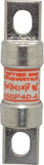 Ferraz Shawmut - 450 VDC, 500 VAC, 40 Amp, Fast-Acting Semiconductor/High Speed Fuse - Bolt-on Mount, 3-3/16" OAL, 100 at AC, 79 at DC kA Rating, 13/16" Diam - Makers Industrial Supply