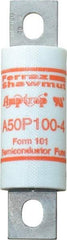 Ferraz Shawmut - 450 VDC, 500 VAC, 100 Amp, Fast-Acting Semiconductor/High Speed Fuse - Bolt-on Mount, 3-5/8" OAL, 100 at AC, 79 at DC kA Rating, 1" Diam - Makers Industrial Supply