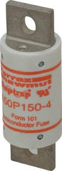 Ferraz Shawmut - 450 VDC, 500 VAC, 150 Amp, Fast-Acting Semiconductor/High Speed Fuse - Bolt-on Mount, 3-5/8" OAL, 100 at AC, 79 at DC kA Rating, 31mm Diam - Makers Industrial Supply