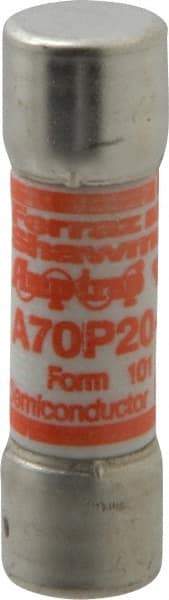 Ferraz Shawmut - 650 VDC, 700 VAC, 20 Amp, Fast-Acting Semiconductor/High Speed Fuse - Clip Mount, 50.8mm OAL, 100 at AC/DC kA Rating, 9/16" Diam - Makers Industrial Supply