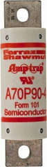 Ferraz Shawmut - 650 VDC, 700 VAC, 90 Amp, Fast-Acting Semiconductor/High Speed Fuse - Bolt-on Mount, 4-3/8" OAL, 100 at AC/DC kA Rating, 31mm Diam - Makers Industrial Supply