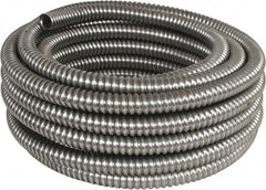 Made in USA - 3/4" Trade Size, 50' Long, Flexible Reduced Wall Flex Conduit - Aluminum - Makers Industrial Supply