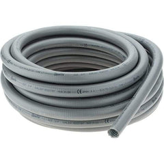 Made in USA - 3/4" Trade Size, 50' Long, Flexible Liquidtight Conduit - Steel - Makers Industrial Supply