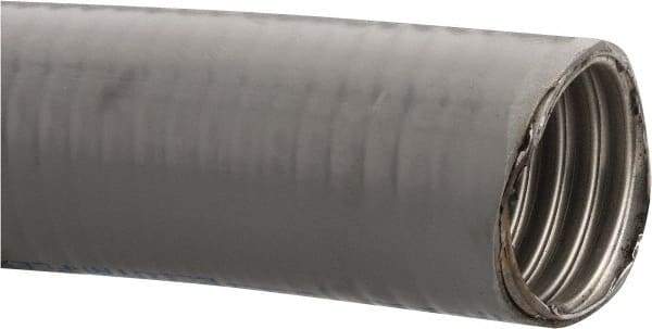 Made in USA - 1-1/4" Trade Size, 50' Long, Flexible Liquidtight Conduit - Steel - Makers Industrial Supply