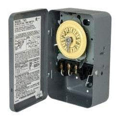 Intermatic - 24 hr Indoor Analog Electromechanical Timer Switch - 1 to 12 On/Off, 125 VAC, 60 Hz, - Makers Industrial Supply