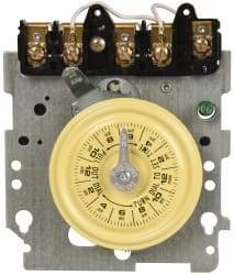 Intermatic - 24 hr Mechanism Only Analog Electromechanical Timer Switch - 12 On/Off per Day, 208 to 277 VAC, 60 Hz, - Makers Industrial Supply