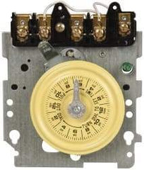 Intermatic - 24 hr Mechanism Only Analog Electromechanical Timer Switch - 12 On/Off per Day, 208 to 277 VAC, 60 Hz, - Makers Industrial Supply