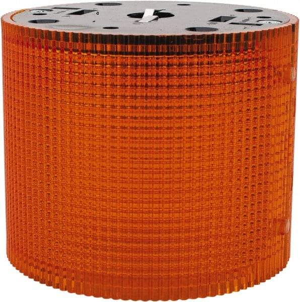 Federal Signal Corp - Incandescent Lamp, Amber, Flashing and Steady, Stackable Tower Light Module - 24 VDC, 0.76 Amp, 1 NEMA Rated, Base Mount - Makers Industrial Supply