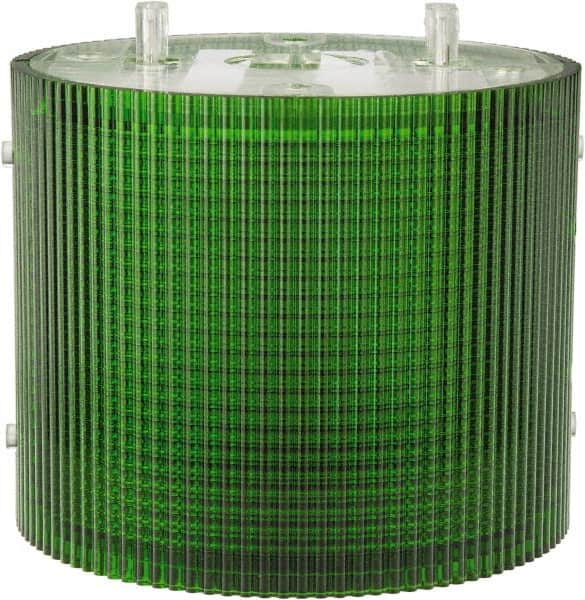 Federal Signal Corp - Incandescent Lamp, Green, Flashing and Steady, Stackable Tower Light Module - 24 VDC, 0.76 Amp, 1 NEMA Rated, Base Mount - Makers Industrial Supply