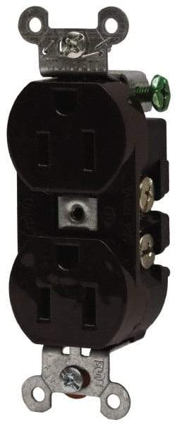 Hubbell Wiring Device-Kellems - Straight Blade Receptacles   Receptacle Type: Duplex Receptacle    Grade: Specification - Makers Industrial Supply