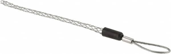 Hubbell Wiring Device-Kellems - Flexible Eye, Single Weave Mesh, Steel Wire Pulling Grip - 4-1/4" Mesh, 1/4 to 0.37" Cable Diam - Makers Industrial Supply