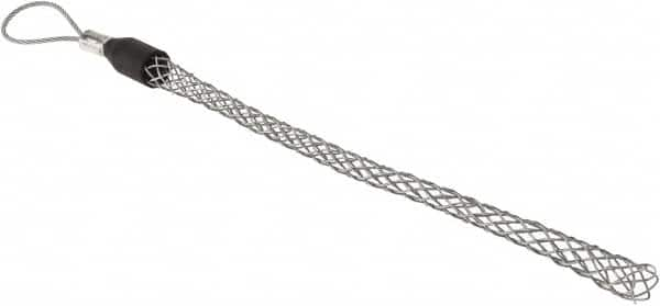 Hubbell Wiring Device-Kellems - Flexible Eye, Single Weave Mesh, Steel Wire Pulling Grip - 10" Mesh, 0.63 to 0.74" Cable Diam - Makers Industrial Supply