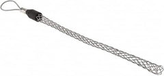 Hubbell Wiring Device-Kellems - Flexible Eye, Single Weave Mesh, Steel Wire Pulling Grip - 10" Mesh, 0.63 to 0.74" Cable Diam - Makers Industrial Supply