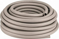 Hubbell Wiring Device-Kellems - 3/4" Trade Size, 100' Long, Flexible Liquidtight Conduit - PVC, 21.1mm ID, Gray - Makers Industrial Supply