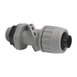 Hubbell Wiring Device-Kellems - 1/2" Trade, Thermoplastic Push In Flexible Liquidtight Conduit Connector - Noninsulated - Makers Industrial Supply