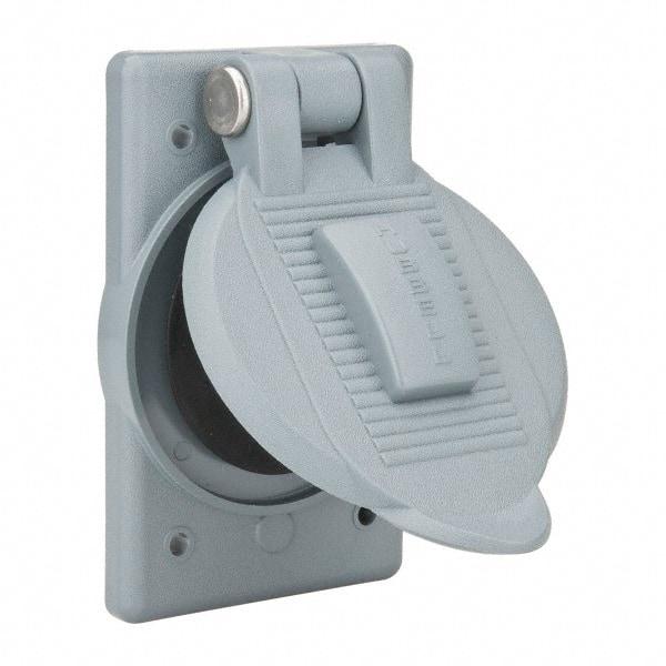 Hubbell Wiring Device-Kellems - Electrical Outlet Box Polycarbonate Weatherproof Cover - Makers Industrial Supply