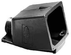 Hubbell Wiring Device-Kellems - 100 Amp, 2 Inch Hub Size, Cast Aluminum Pin and Sleeve Angle Back Box - IP67, 15° Box Angle - Makers Industrial Supply