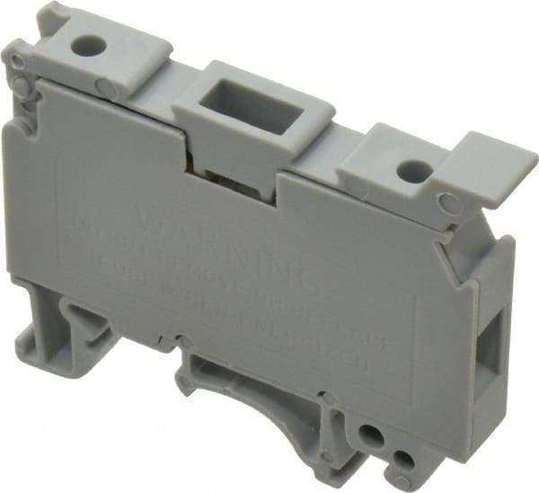 ACI - 300 Volt, 6.3 Amp, 14 to 131°F, Fused Terminal Block - 20 to 12 AWG Compatibility, 42-1/2mm High x 58mm Deep - Makers Industrial Supply