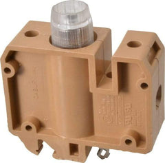 ACI - 30 Amp, DIN Rail Mount, Fused Terminal Block - 10 to 4 AWG Compatibility, 86mm High x 79mm Deep - Makers Industrial Supply