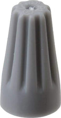 3M - 3, 22 to 2, 16 AWG, 300 Volt, Fire Resistant, Standard Twist on Wire Connector - Gray, 221°F - Makers Industrial Supply