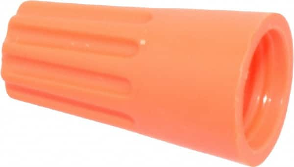 3M - 3, 20 to 2, 14 AWG, 600 Volt, Fire Resistant, Standard Twist on Wire Connector - Orange, 221°F - Makers Industrial Supply