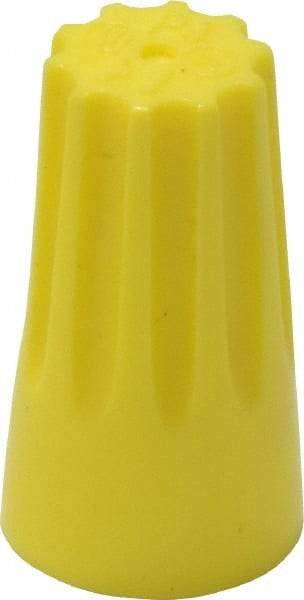 3M - 3, 20 to 2, 12 AWG, 600 Volt, Fire Resistant, Standard Twist on Wire Connector - Yellow, 221°F - Makers Industrial Supply