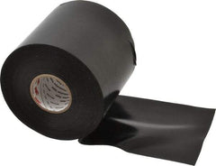 3M - 4" x 100', Black Vinyl Electrical Tape - Series 50, 10 mil Thick, 20 Lb./Inch Tensile Strength - Makers Industrial Supply