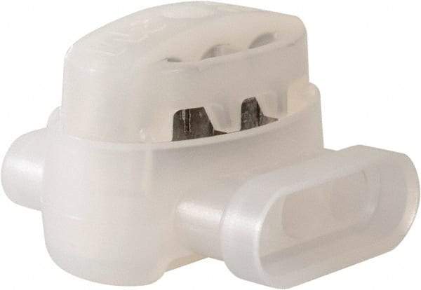 3M - 22 to 14 AWG, White, IDC, Pigtail Quick Splice Connector - 2 to 3 Wires - Makers Industrial Supply