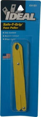 Ideal - 5 Inch Long, Glass Filled Polypropylene, Insulated Fuse Puller - For Use with 250 Volt 9/32 Inch to 1/2 Inch Diameter Fuses, Cartridge Fuses - Makers Industrial Supply