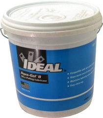 Ideal - 1 Gallon Pail, Blue Wire Pulling Lubricant Gel - 28 to 180°F, RoHS Compliant, UL Listed - Makers Industrial Supply