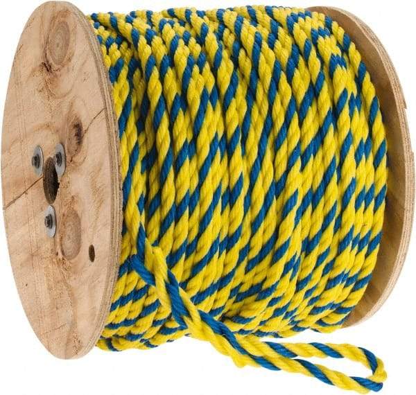 Ideal - 600 Ft. Long, 466 Lb. Load, Polypropylene Rope - 1/2 Inch Diameter, 3,780 Lb. Breaking Strength - Makers Industrial Supply