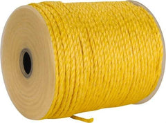 Ideal - 600 Ft. Long, 125 Lb. Load, Polypropylene Rope - 1/4 Inch Diameter, 1,125 Lb. Breaking Strength - Makers Industrial Supply