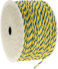 Ideal - 1,000 Ft. Long, 125 Lb. Load, Polypropylene Rope - 1/4 Inch Diameter, 1,125 Lb. Breaking Strength - Makers Industrial Supply