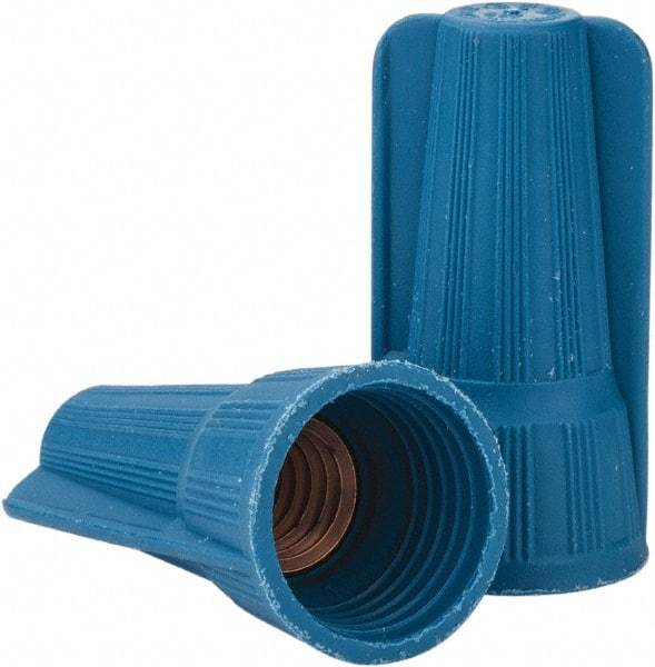 Thomas & Betts - 3, 12 to 1, 6 + 2, 8 AWG, Corrosion Resistant, Wing Twist on Wire Connector - Blue - Makers Industrial Supply