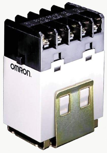 Omron - Standard Electromechanical Screw General Purpose Relay - 25 Amp at 220 VAC, 3PST-NO\xB6SPST-NC, 24 VDC, 34.5mm Wide x 64mm High x 51.5mm Deep - Makers Industrial Supply