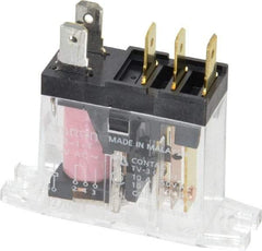 Omron - 5 Pins, 0.9 VA Power Rating, Rectangle Electromechanical Quick Connect General Purpose Relay - 10 Amp at 30 VDC, SPDT, 120 VAC, 45mm Wide x 29.5mm High x 14mm Deep - Makers Industrial Supply