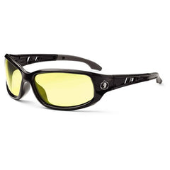 Valkyrie Yellow Lens Black Safety Glasses - Makers Industrial Supply